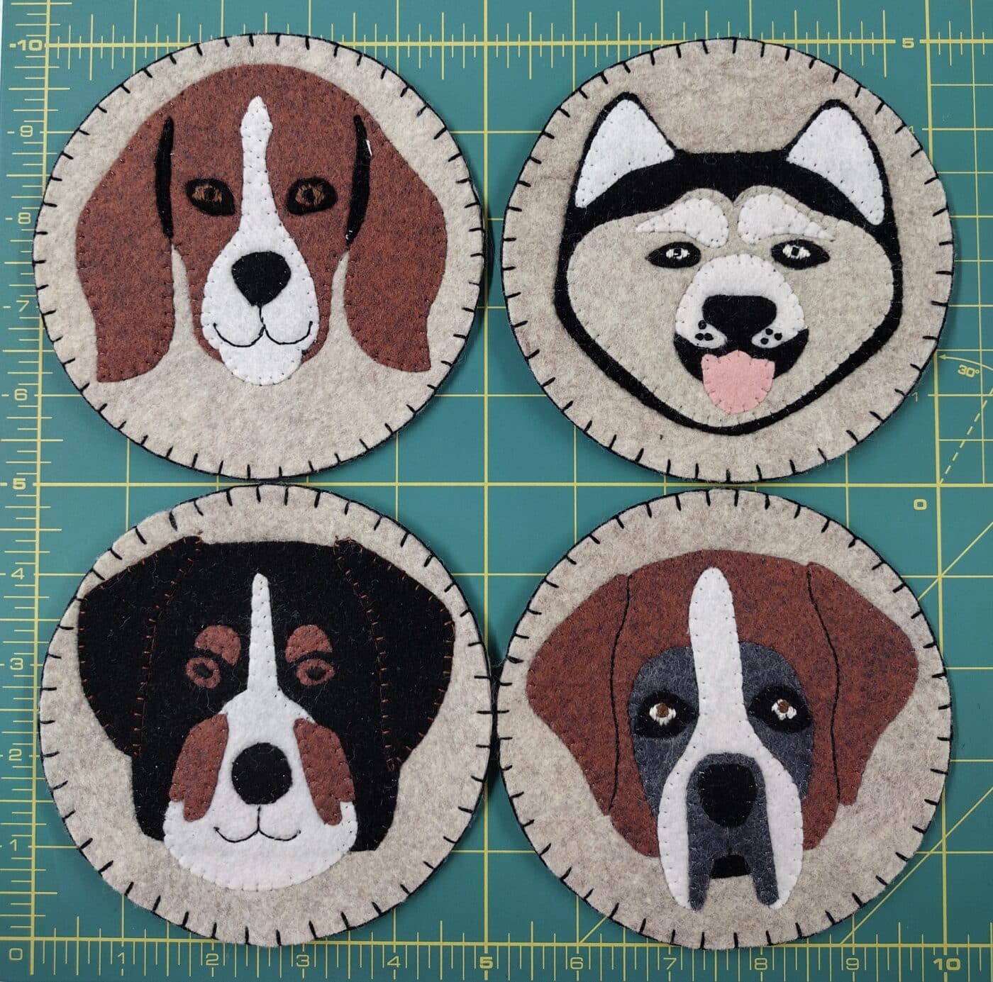 dog diy coasters