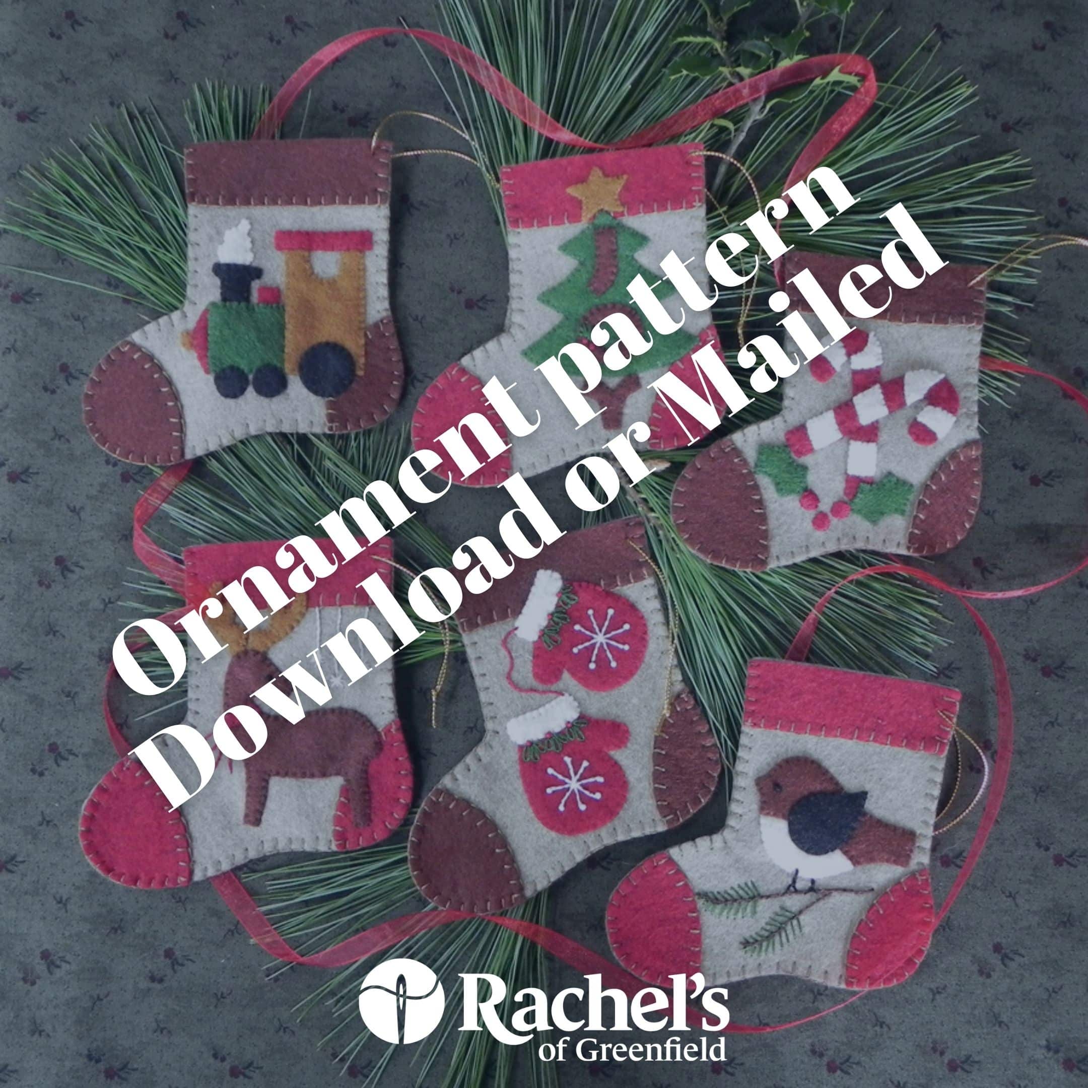 Rachel's of Greenfield Felt Ornament Kit - Christmas Critters