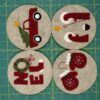 christmas diy coasters