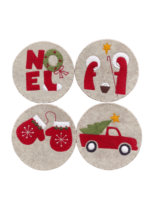 christmas diy coasters