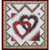 linking hearts wall quilt pattern