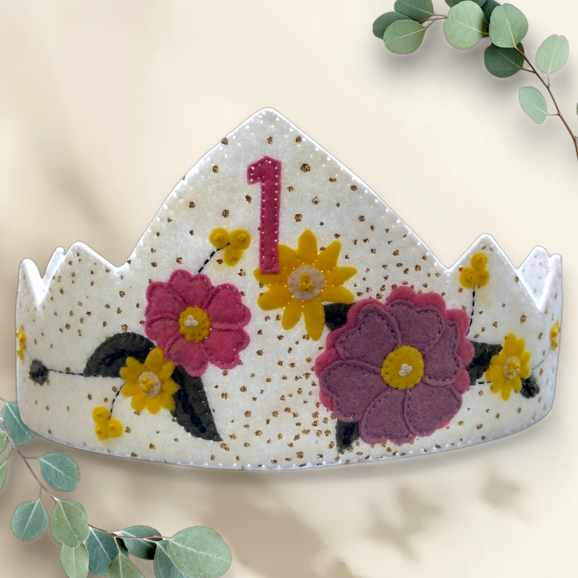 Flower Birthday Crown Pattern (Download)
