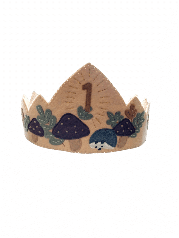 Hedgehog Birthday Crown Kit