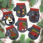 mittens ornament kit