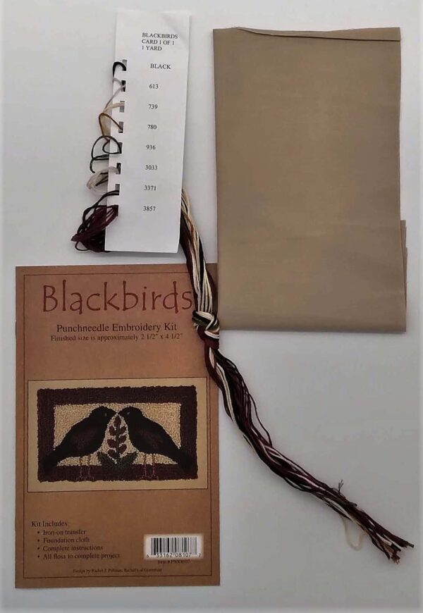 blackbirds punch needle kit