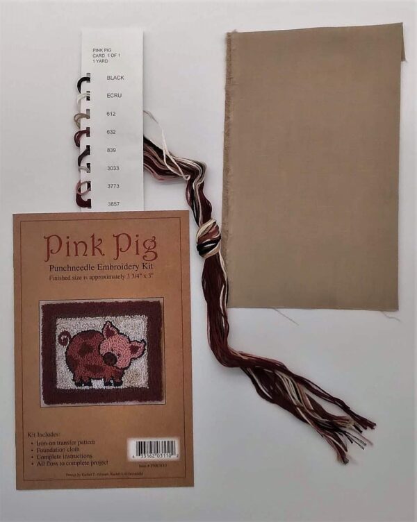 pink pig punch needle kit