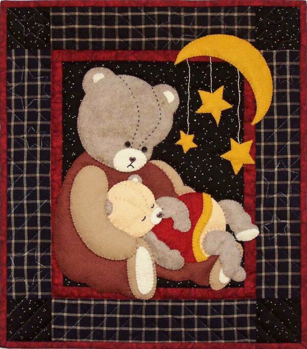wall hanging baby bear quilt kit