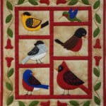 backyard birds quilt wall hanging kits