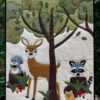 forest critters quilt wall hanging kit