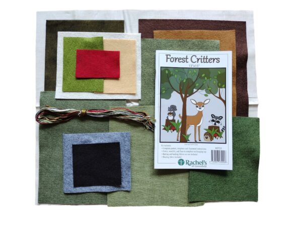 forest critters quilt wall hanging kit