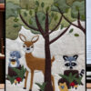 forest critters quilt wall hanging kit