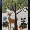 forest critters quilt wall hanging kit