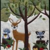 forest critters quilt wall hanging kit