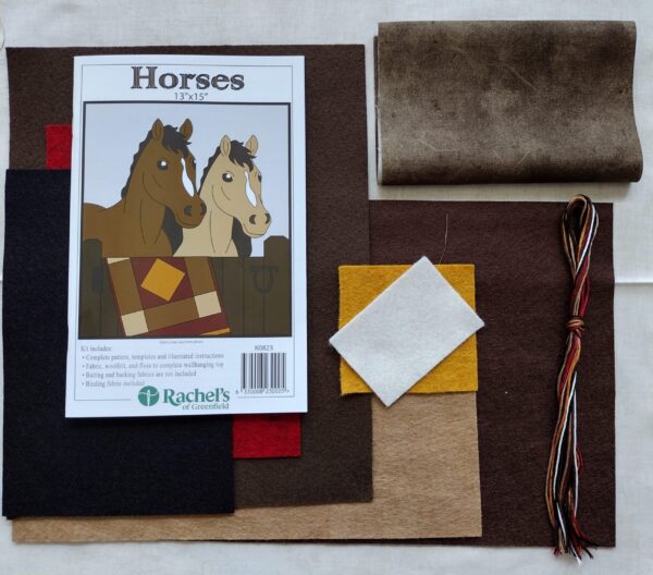 horses quilt wall hanging kit