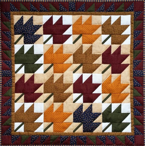 leaves quilt wall hanging kit