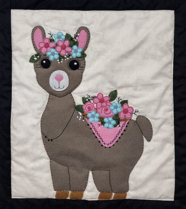 llama quilt wall hanging kit