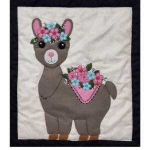 llama quilt wall hanging kit