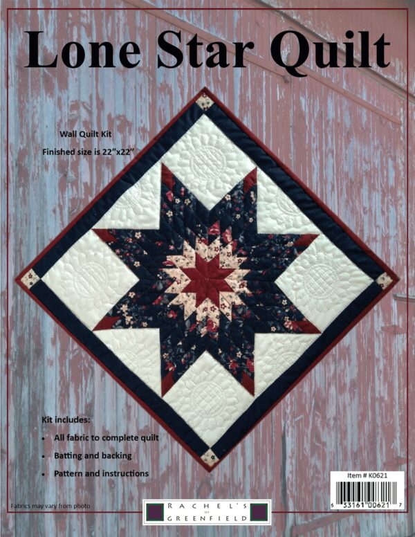 lone star wall hanging quilt kit
