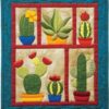 wall hanging succulents quilt kit