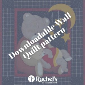 wall quilt baby bear pattern
