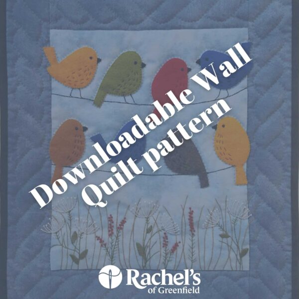 birds on wires wall quilt pattern
