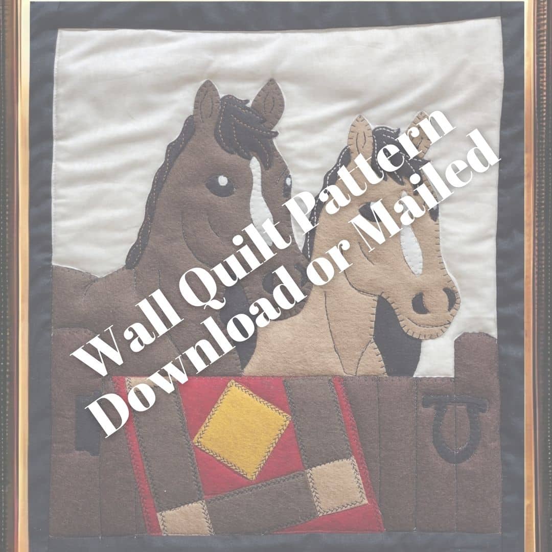 Horses Wall Quilt Pattern | Rachels of Greenfield