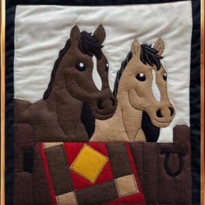 horses quilt wall hanging kit