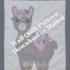 llama quilt pattern 1