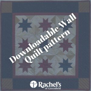 wall quilt pattern with scrap stars