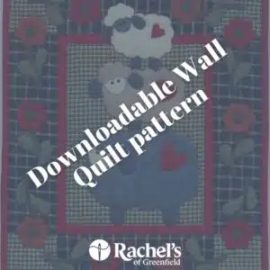wall quilt pattern with wooly sheep