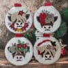 christmas cows kit- decor