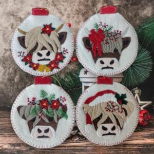 christmas cows kit- decor