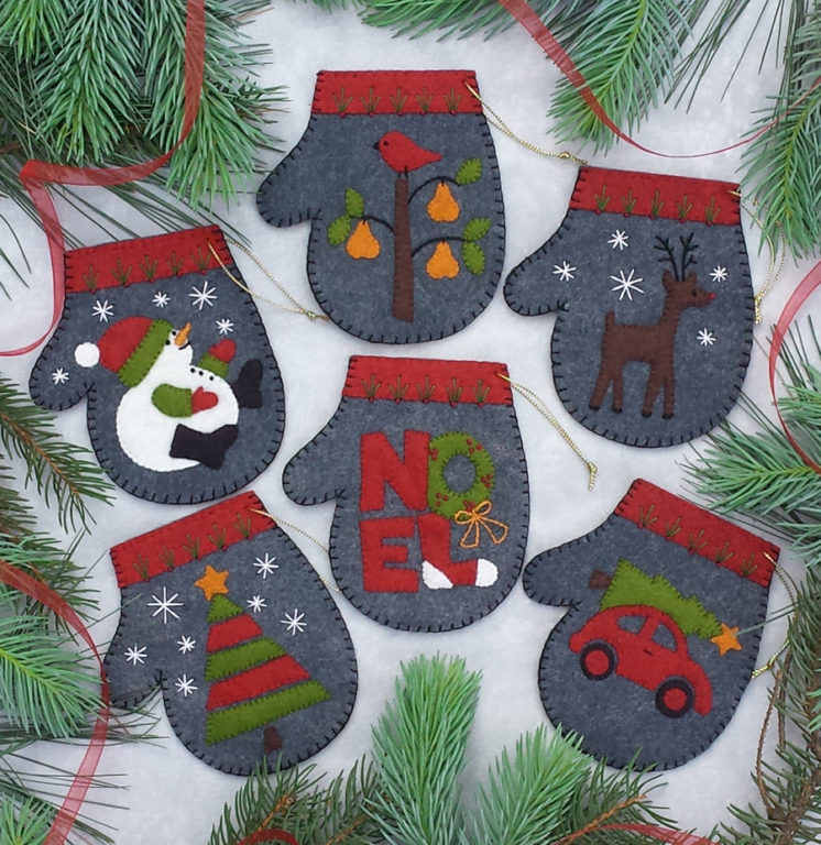 christmas quilt ornaments