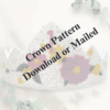 Flower Birthday Crown Pattern