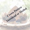 Hedgehog Birthday Crown Pattern (Mailed)