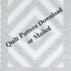 Ocean Wave Quilt Pattern (Mailed)