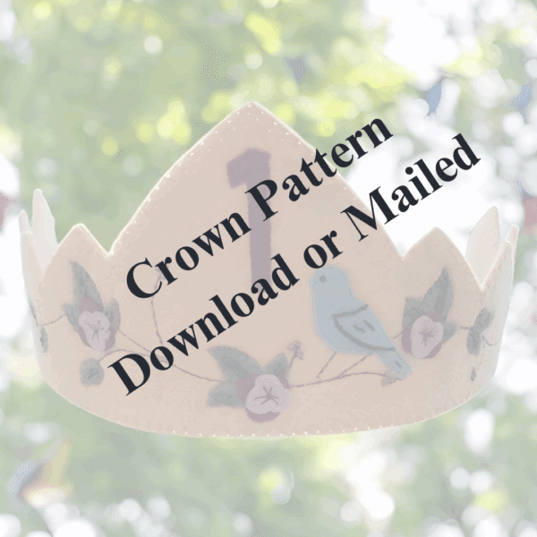 Songbird Birthday Crown Pattern (Download)