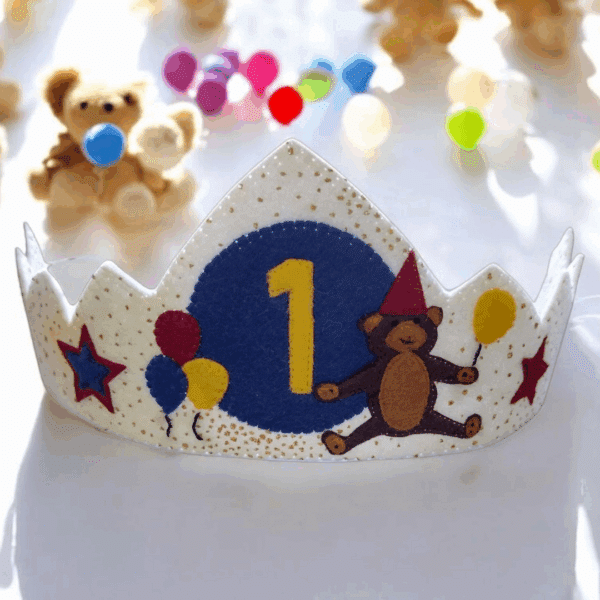Teddy Bear Birthday Crown Kit
